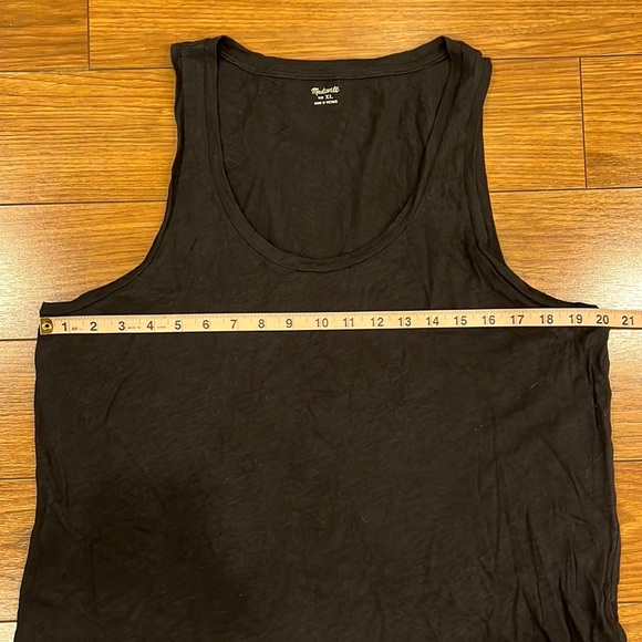 Madewell Scoopneck Black Tank Top - Picture 8 of 10
